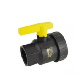 VALVULA BOLA 2C BANJO UV R-H 1'' PN7 PPFV-PTFE-FKM