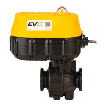 VALVULA BOLA AUTO ELECT. 12VDC BANJO MEV CM 2'' PN15,5 2 HILOS PPFV-INOX-PTFE-FKM