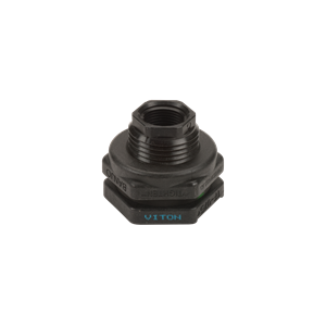 TF100 Bulkhead Tank Fitting, 1" Female Thread with EPDM Seal