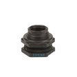 Accesorio de tanque de mamparo TF125, 1-1/4 pulgadas rosca hembra con junta de Epdm, polipropileno