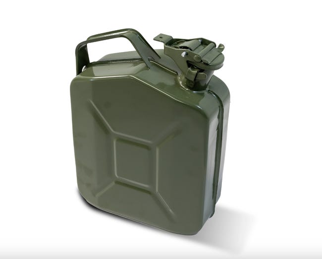 DEPOSITO P/COMBUSTIBLE 5 LT METALICO
